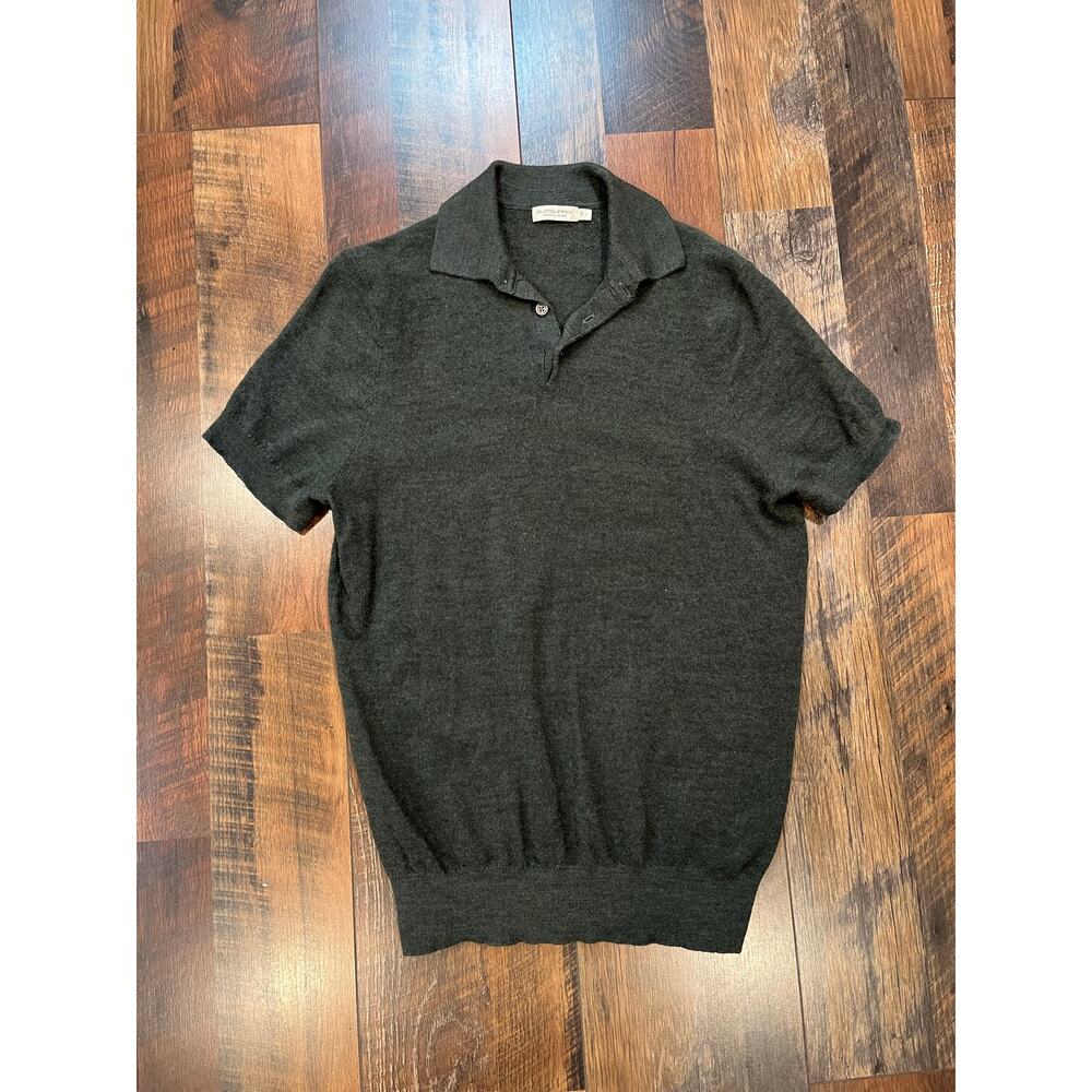 Suitsupply - short-sleeved polo shirt / Large / Gray